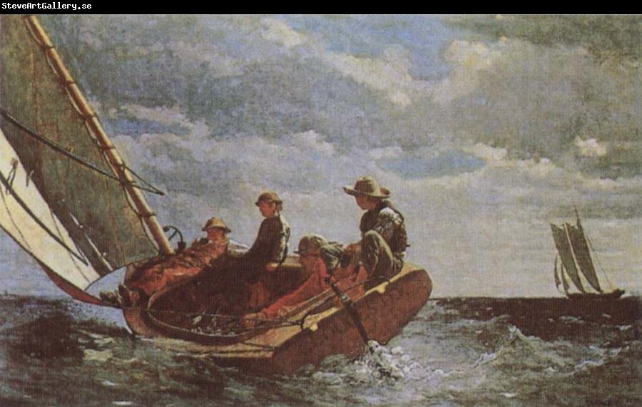 Winslow Homer Breezing Up